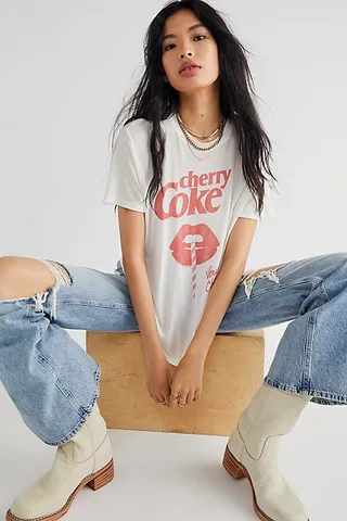 Cherry Coke Tee by Junk Food at Free People