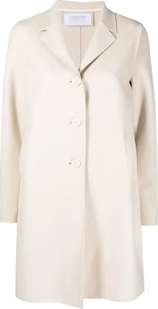 Button-Up Wool Coat