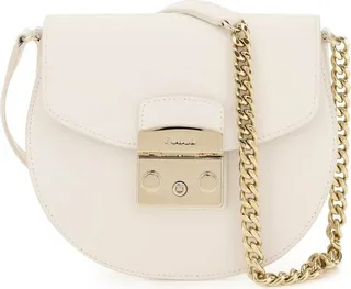 Furla Metropolis Logo Engraved Crossbody Bag
