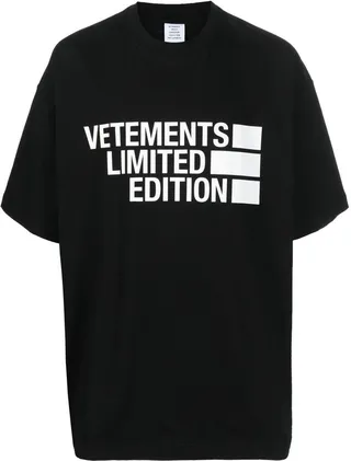 VETEMENTS- Cotton T-shirt