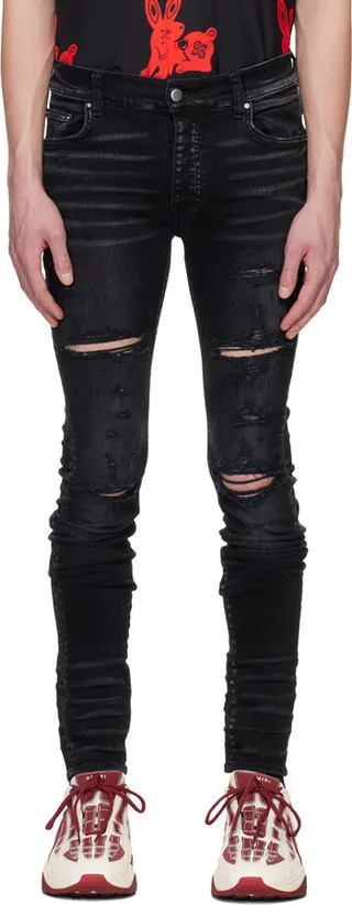 AMIRI Black Thrasher Jeans
