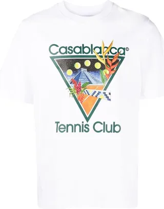 logo-print cotton T-shirt