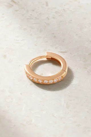Repossi - Berbère 18-karat Rose Gold Diamond Single Earring - One size