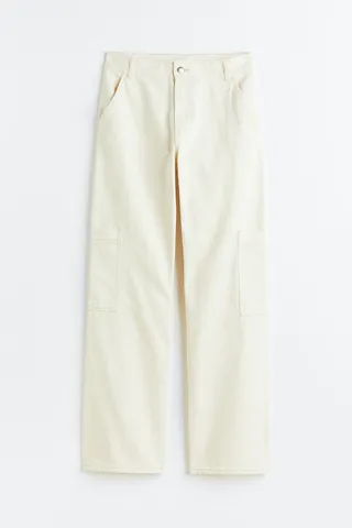 Wide-leg Cargo Pants