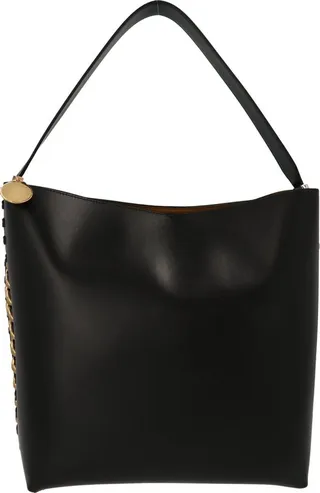 Stella McCartney Frayme Logo Charm Tote Bag
