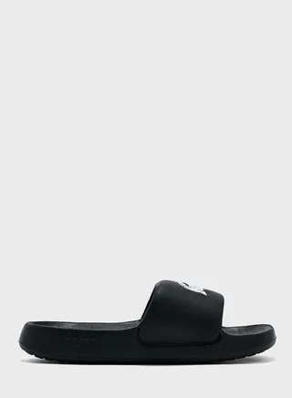 Croco One Strap Slides