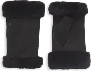 Shearling Fingerless Gloves