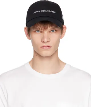 Museum of Peace & Quiet Black Embroidered Cap