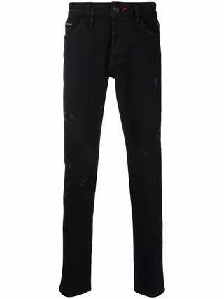 Mid-Rise Skinny Jeans