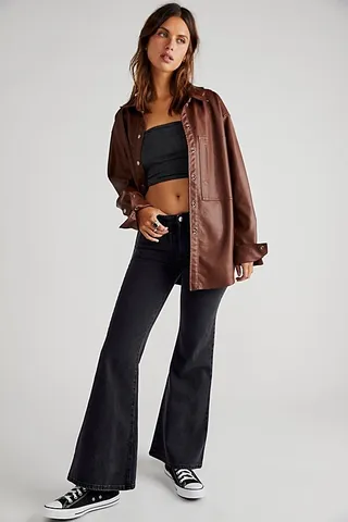 Rolla's Sailor Low-Rise Flare Jeans by Rolla's at Free People