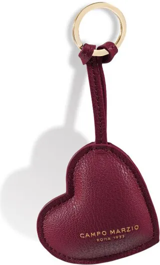 Campo Marzio - Campo Marzio Ladylove Suede Key Ring - Red Wine