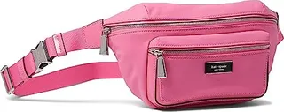 Kate Spade New York Sam Icon Nylon Medium Belt Bag (Pink Cloud) Wallet