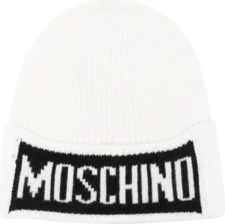 Intarsia-Logo Knit Beanie