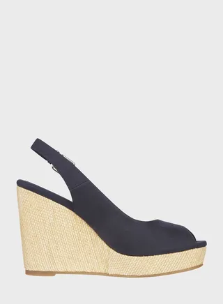 Iconic Elena Sling Back Wedge Sandal