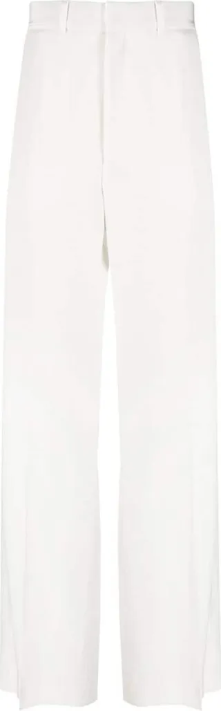 Wide-Leg Tailored Trousers