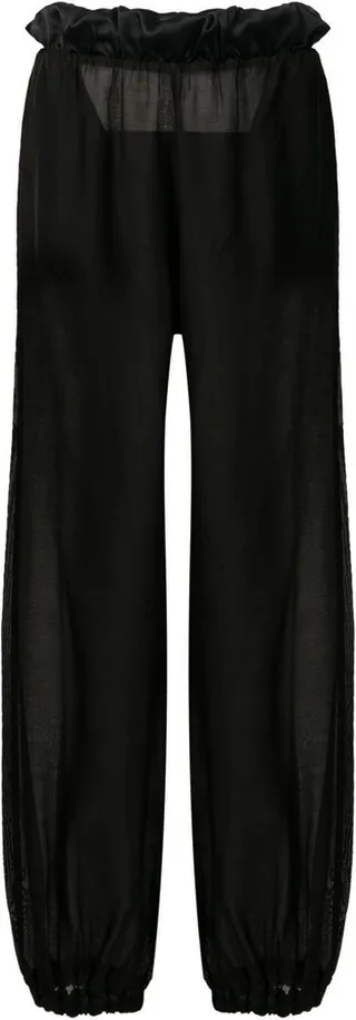 Semi-Sheer Track Pants
