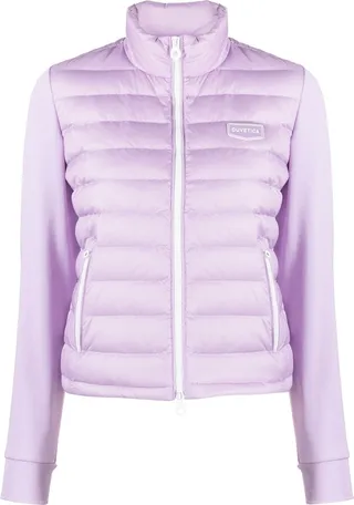 Logo-Patch Quilted Jacket