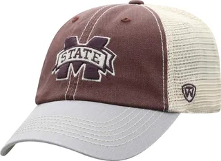 Men's Top of the World Maroon Mississippi State Bulldogs Offroad Trucker Snapback Hat