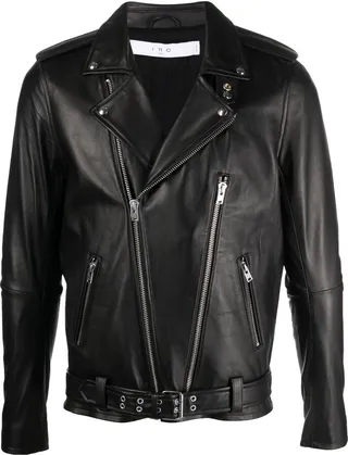 Niele leather biker jacket