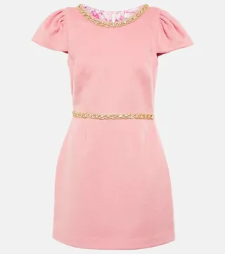 Toinette wool-blend minidress