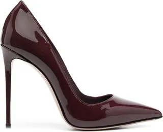 120mm Eva patent leather pumps