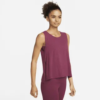 Women's Nike Yoga Dri-FIT Tank Top in Red