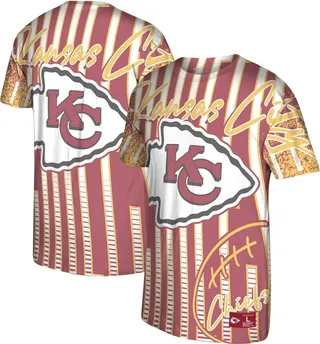 Men's Red Kansas City Chiefs Jumbotron T-shirt
