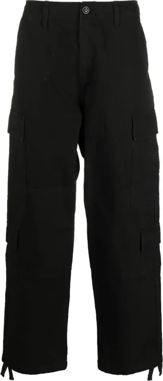 Wide-Leg Cargo Trousers