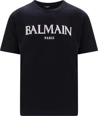 Biologic cotton t-shirt with rubber logo print
