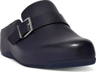 FitFlop Women's Shuv Buckled-Strap Slip-On Clog Flats Women's Shoes