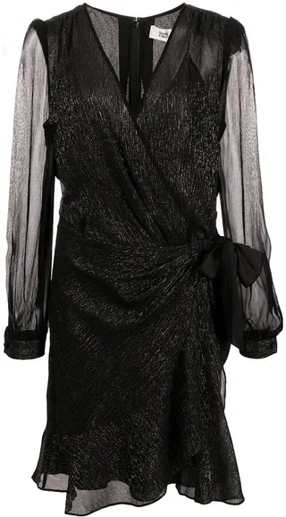 Clarice mini wrap dress
