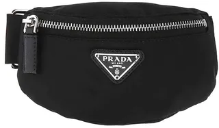 Prada Logo Plaque Wrist Pouch