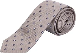 Brunello Cucinelli Squared Motif Embroidered Tie