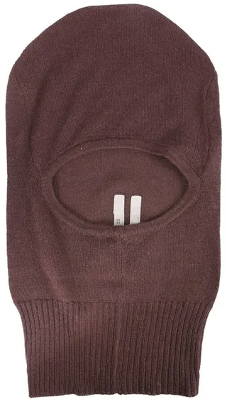 Rick Owens Cut Out Beanie Balaclava