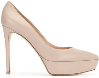 Platform Pointed Toe Pumps
