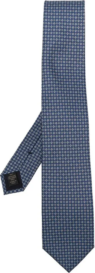Patterned Silk Tie