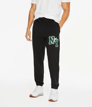 Aeropostale Men's Ny Track Cinched Sweatpants