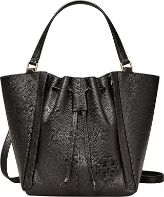 Tory Burch Mcgraw Dragonfly Tote (Black) Handbags