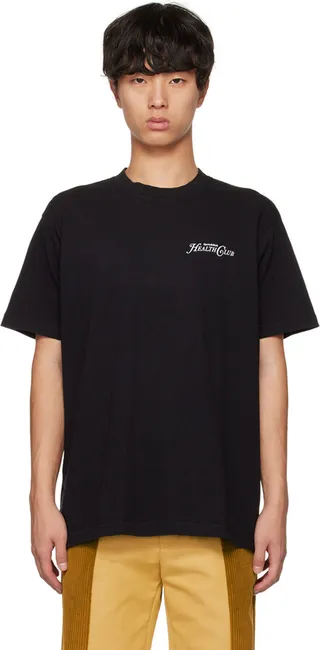 Sporty & Rich Black Rizzoli T-Shirt