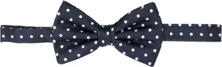 Polka-Dot Silk Bow Tie