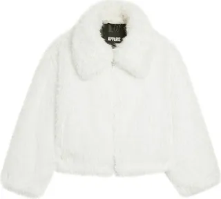 Faux-Fur Cropped Jacket