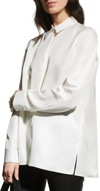 Carla Collared Tunic Top