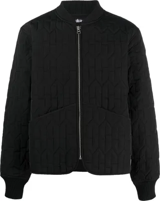 Padded-Design Bomber Jacket