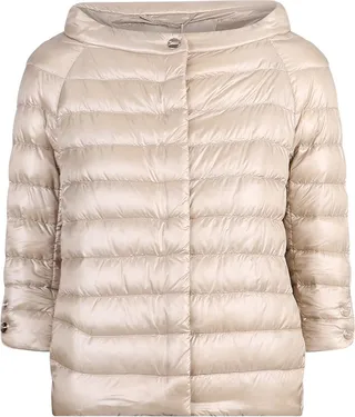 Herno Cropped Sleeve Down Jacket