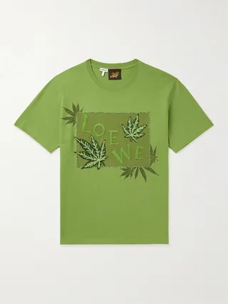 + Paula's Ibiza Logo-Embroidered Cotton-Jersey T-Shirt