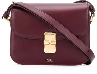 Grace leather shoulder bag