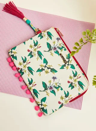 Frida Kahlo 'Parrot' Storage Bag