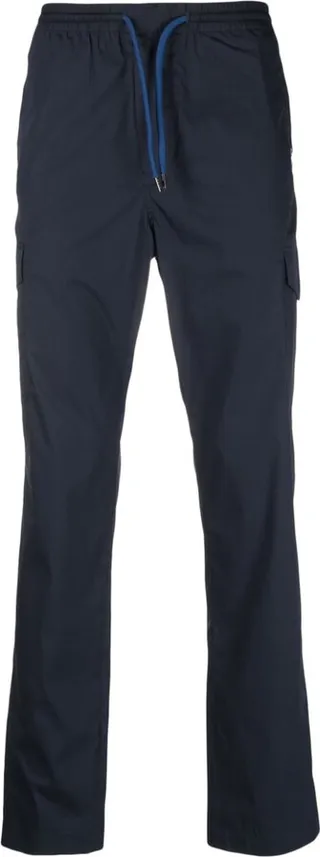 Straight-Leg Drawstring Trousers