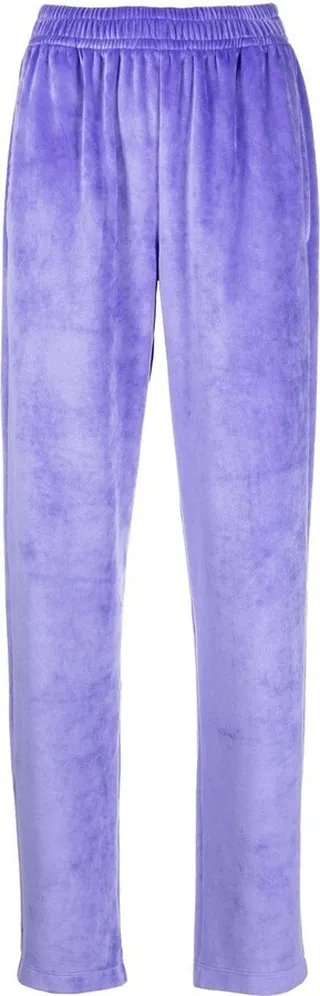 Velour Track Pants