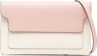 Three-Compartment Pouch Bag